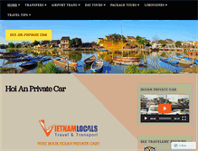 Tablet Screenshot of hoianprivatecar.com